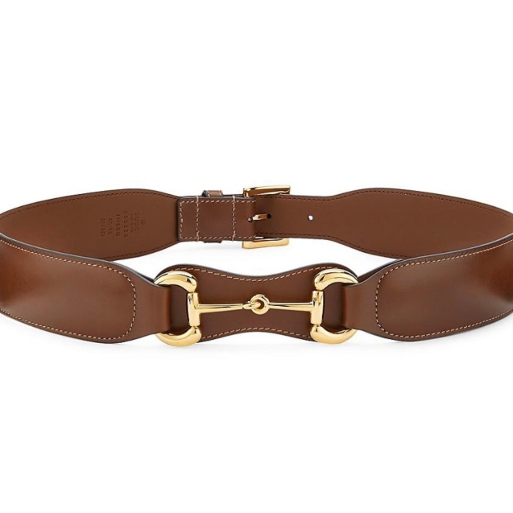 Gucci Women’s Brown Horsebit Belt